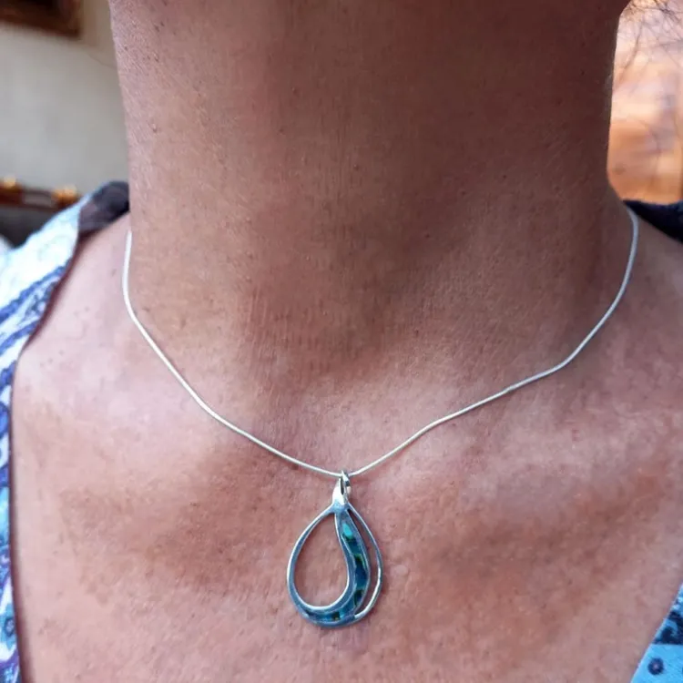 Fashion Abalone Waves Necklace Necklaces