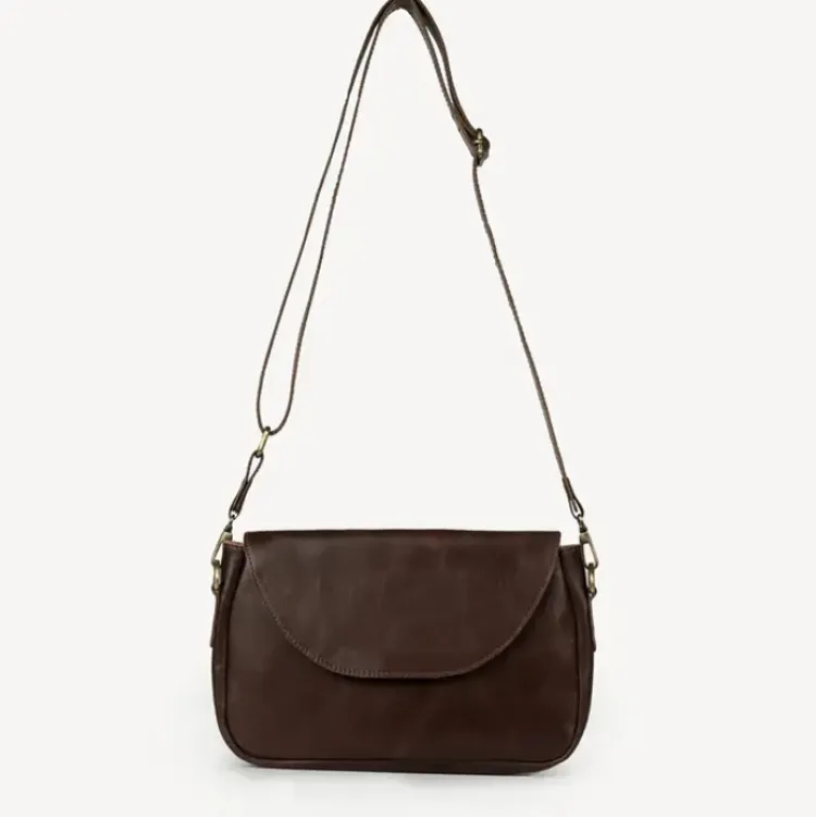 Hot Alisha Crossbody Heritage Brown Leather Bags