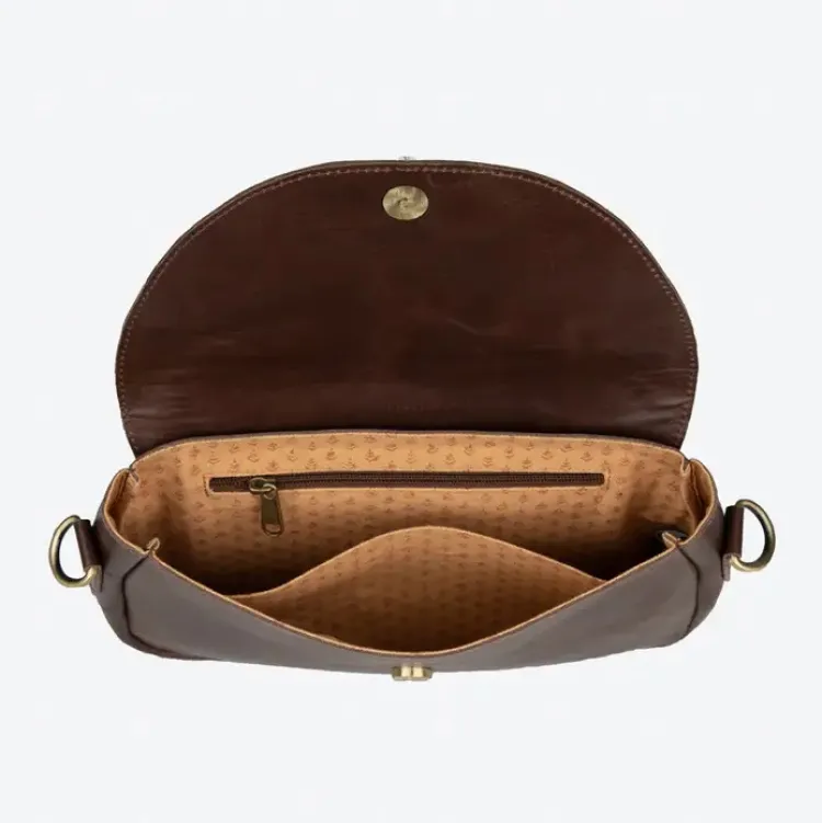 Hot Alisha Crossbody Heritage Brown Leather Bags