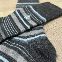 New Alpaca Stripe Socks Azul Socks