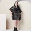 Sale Amaris Dress Black/Taupe Plaid Women Women’s Sale | Dresses
