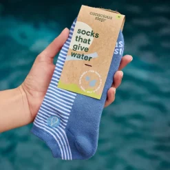 New Ankle Socks That Give Clean Water Socks