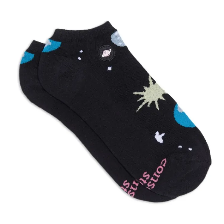 Outlet Ankle Socks That Support Space Exploration Socks