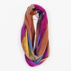 Clearance Bamboo Infinity Scarf – Purple Multi Scarves
