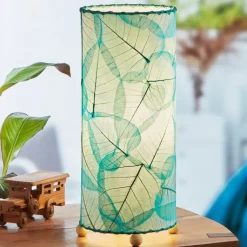 Outlet Banyan Table Leaf Lamp – Sea Blue Leaf Lamps
