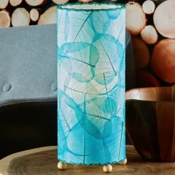 Outlet Banyan Table Leaf Lamp – Sea Blue Leaf Lamps