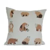 Hot Bear Necessities Embroidered Pillow Pillows