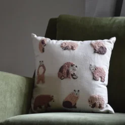 Hot Bear Necessities Embroidered Pillow Pillows