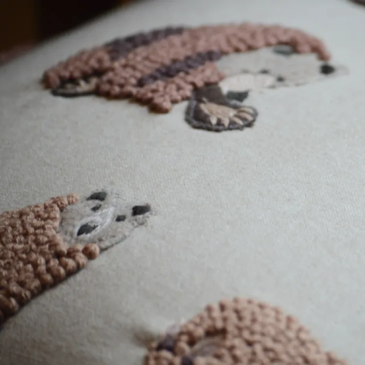 Hot Bear Necessities Embroidered Pillow Pillows