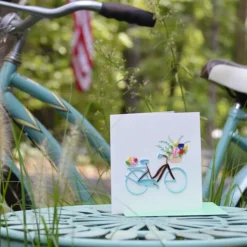 Outlet Bicycle & Flower Basket Quilling Card Frame It!