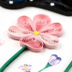 Best Birthday Flowers & Butterflies Quilling Card Special Occasion Cards