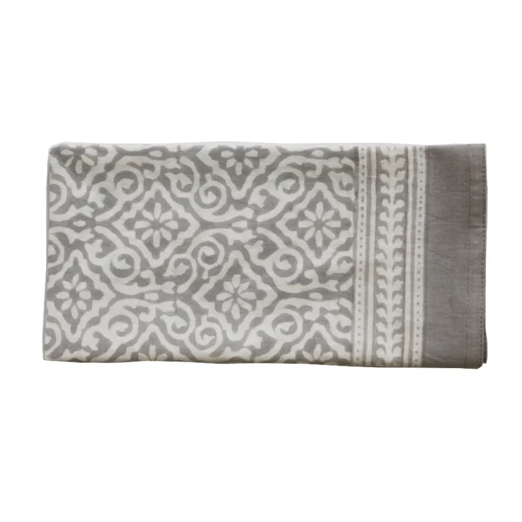 Outlet Block Print Napkins Set/4 – Jaipur Gray Linens