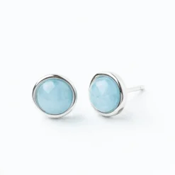 Discount Breathe Aquamarine Studs Fight Trafficking | Earrings