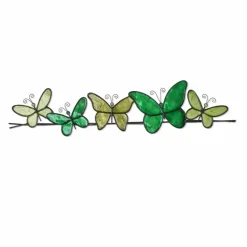 Clearance Butterflies on a Wire Wall Decor Green Wall Decor