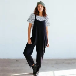 Discount Cadence Overalls – Black Pants & Jumpsuits