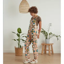 Hot Cadence Overalls Star Quilt Pants & Jumpsuits