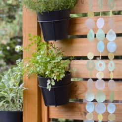 Online Capiz Shell Strand – Aqua Yellow Capiz Wind Chimes