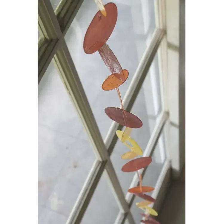 Clearance Capiz Shell Strand – Flame Capiz Wind Chimes
