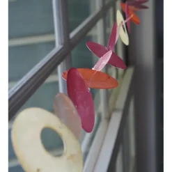 Clearance Capiz Shell Strand – Flame Capiz Wind Chimes