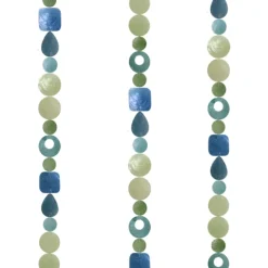 New Capiz Shell Strand – Green and Blue Capiz Wind Chimes