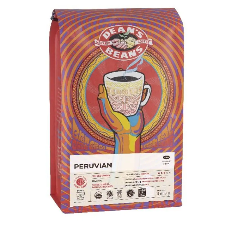 Sale Carbon Neutral Peruvian Coffee Whole Bean Food