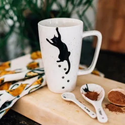 Online Cat Paw Prints Mug Tabletop