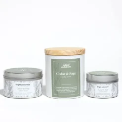 Hot Cedar & Sage Soy Candle 8 oz Candles