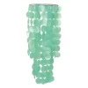Hot Chandelier Capiz Chime – Turquoise Capiz Wind Chimes