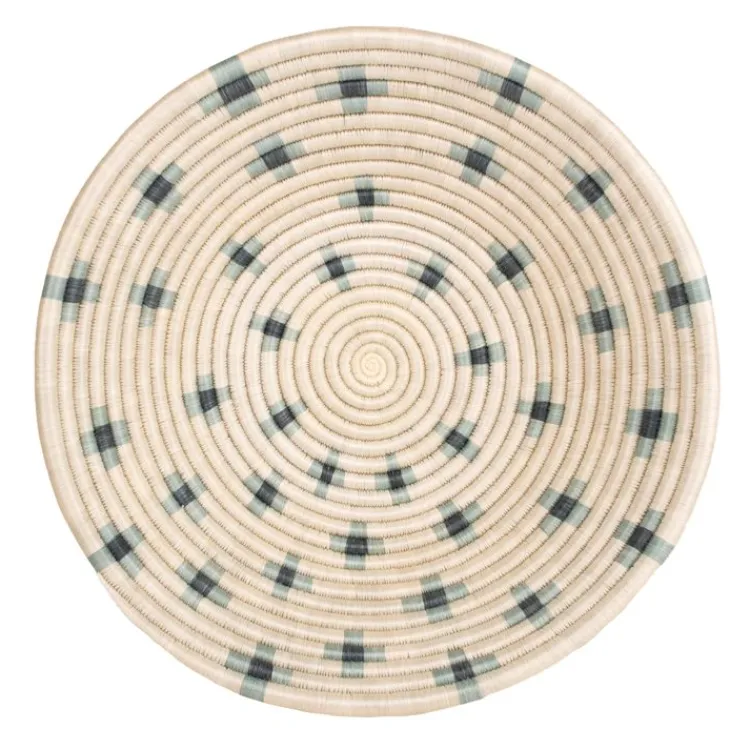 New 14″ Coastal Minimalism Woven Bowl – Delicate Wall Decor