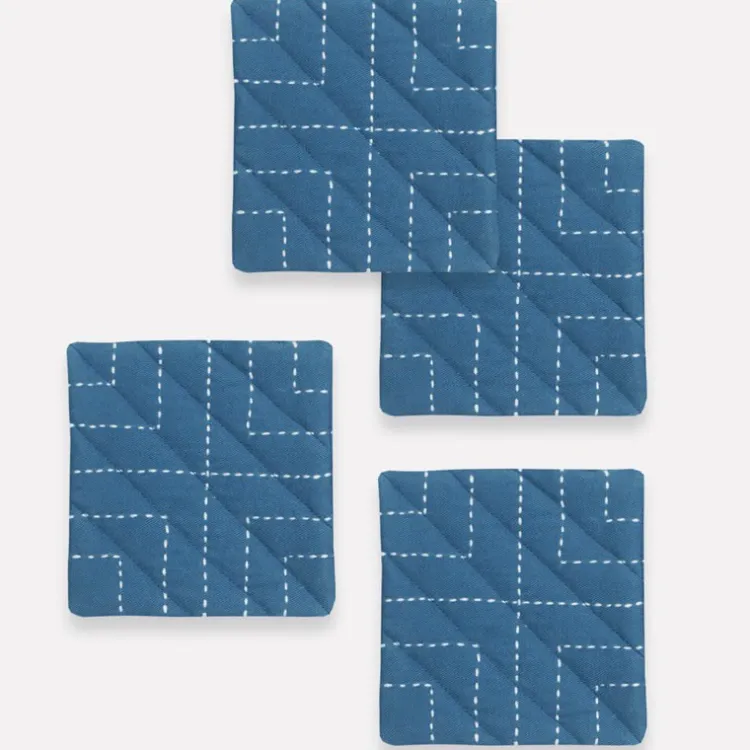 Discount Coaster – Set of 4 Cobalt Tabletop