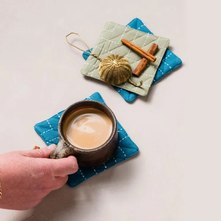 Hot Coaster – Set of 4 Sage Tabletop