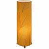 Fashion Cocoa Leaf Cylinder Leaf Lamp 24″ – Orange Leaf Lamps