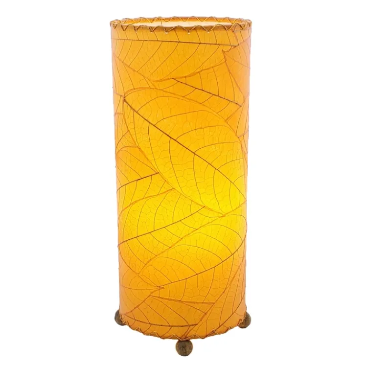 Discount Cocoa Leaf Cylinder Leaf Lamp – Orange Leaf Lamps