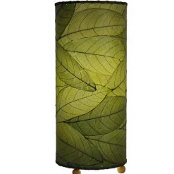 Hot Cocoa Leaf Cylinder Leaf Lamp – Green – preorder for est. ship 7/2025 Leaf Lamps