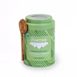 Outlet Coconut Green Loose Leaf Tea Tin Food