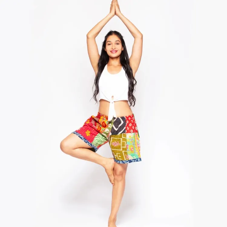 Best Cotton Kantha Shorts Pants & Jumpsuits