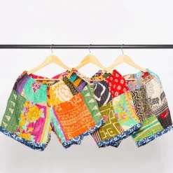 Best Cotton Kantha Shorts Pants & Jumpsuits