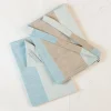Discount Cotton Tea Towel Apron Combo – Green Stripe Set/2 Linens | Bread Warmer Baskets