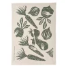Fashion Cotton Tea Towel Farm to Table Olive Linens | Bread Warmer Baskets