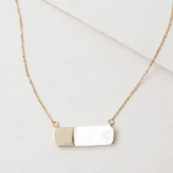 Discount Courage Light and Gold Mother of Pearl Necklace Fight Trafficking | Necklaces