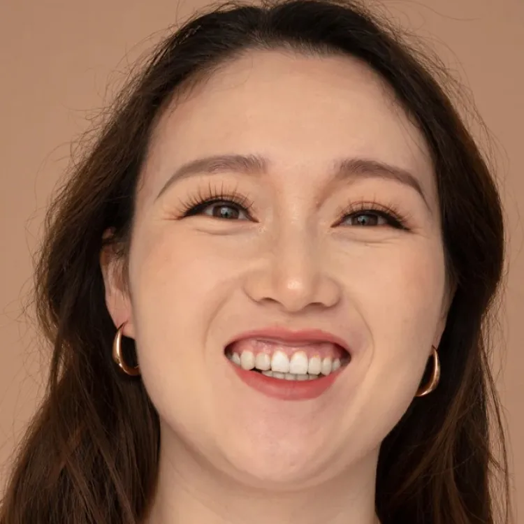 Best Crescent Moon Thread Drop Earrings Rose Gold Fight Trafficking | Earrings