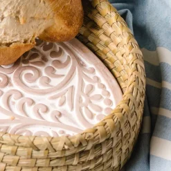 Sale Curly Fern Bread Warmer Basket Tabletop | Chef Accessories