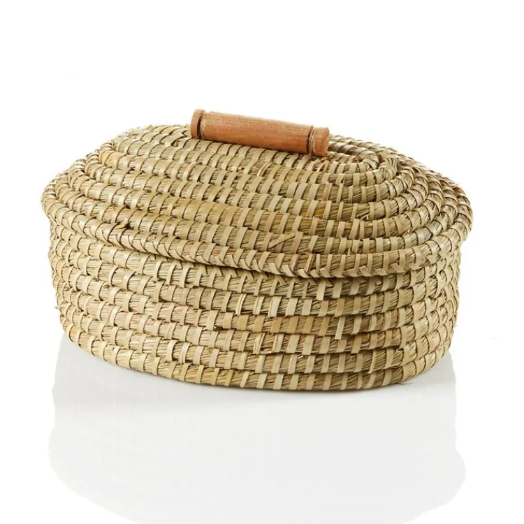Hot Curly Fern Bread Warmer Basket with Lid Tabletop | Bread Warmer Baskets