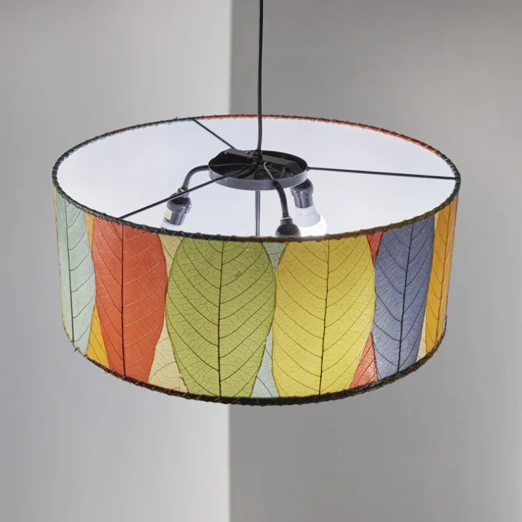 Discount Drum Pendant 24” Leaf Lamp – Multi – preorder for est. ship 6/2025 Leaf Lamps