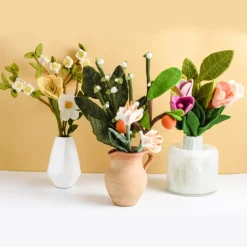 Online Dutch Tulip Felt Flower Bouquet Felt Flowers