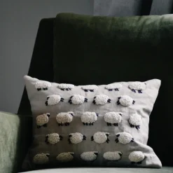 Hot Embroidered Sheep Pillow Pillows