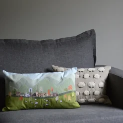 Hot Embroidered Sheep Pillow Pillows