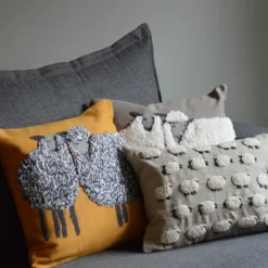 Hot Embroidered Sheep Pillow Pillows