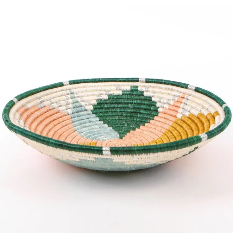 Online 14″ Extra Large Floret Round Basket Wall Decor