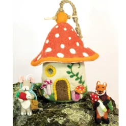 Outlet Felt Birdhouse Fungi House Birdhouses